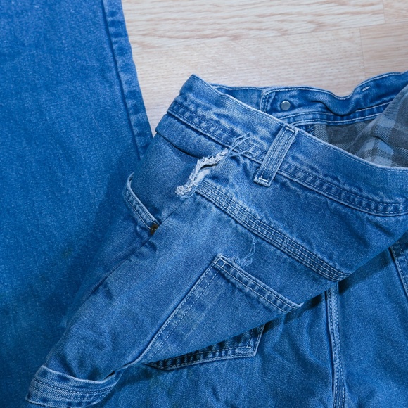 key flannel lined jeans